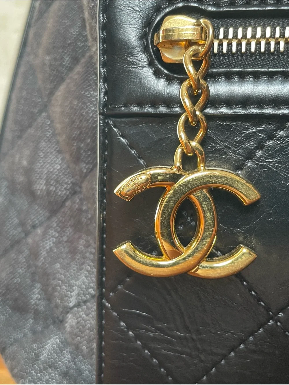Chanel Washed Denim Calfskin Quilted Backpack 2016
